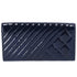 CHANEL Coco Boy Long Wallet Navy Patent Leather